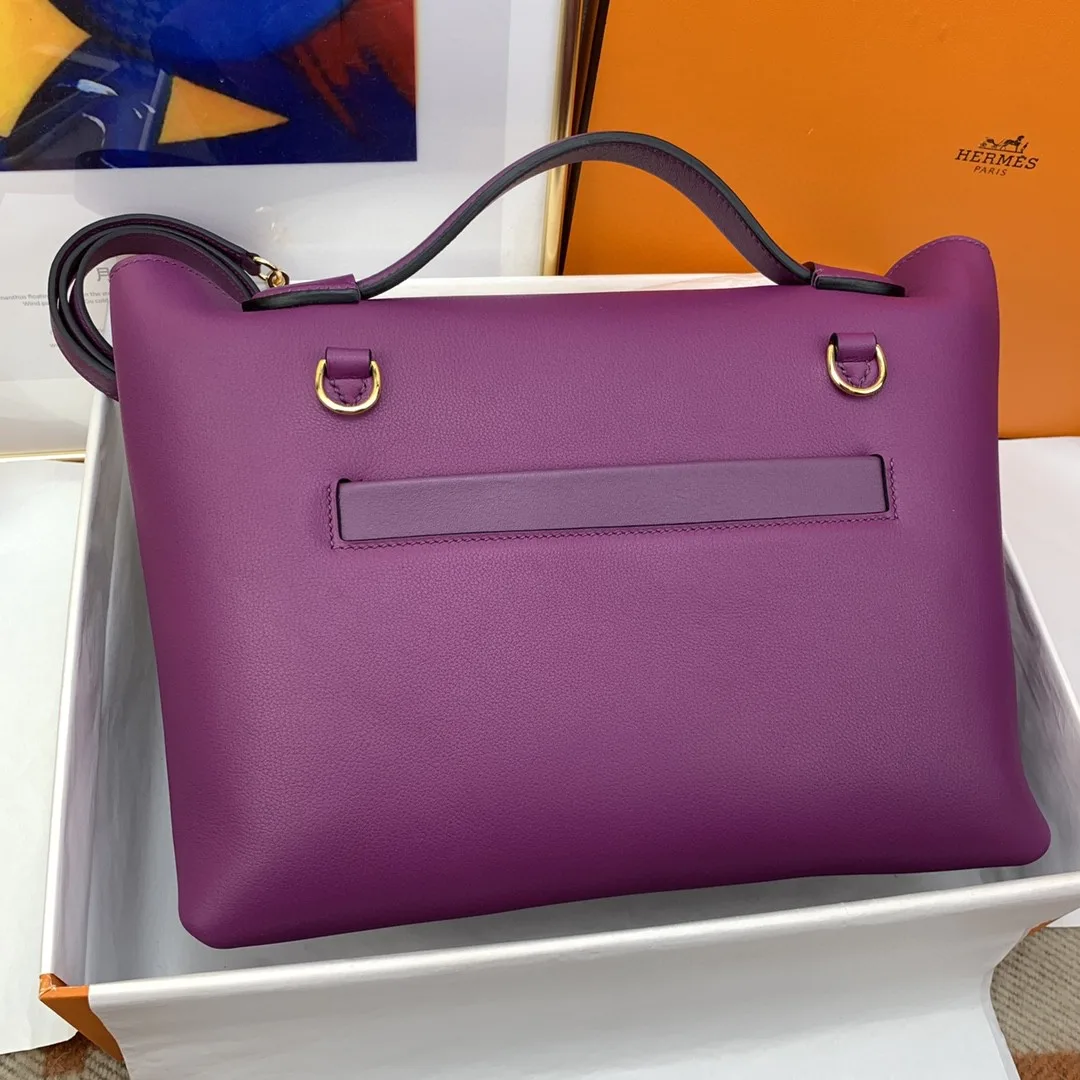 Hermes Clemence Swift Purple - Image 4