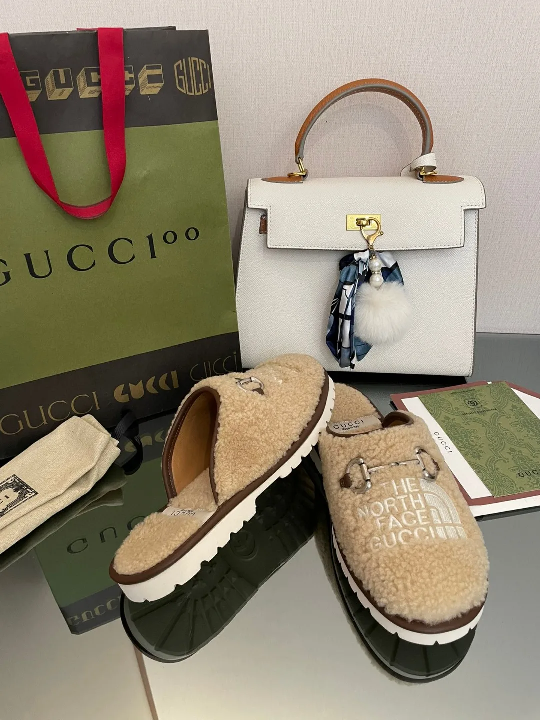 Gucci x The North Face Slippers Beige DEB70 - Image 9