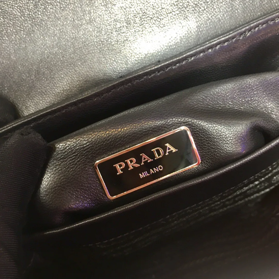 Prada Small Nappa Spectrum Bag Black - Image 4