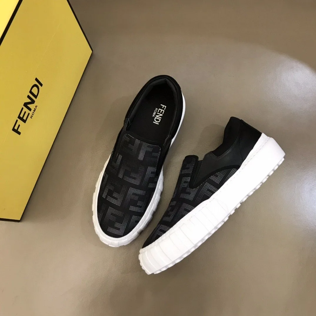 Fendi Force Slip On Sneakers Black 7E1454AD77F13RZ - Image 8