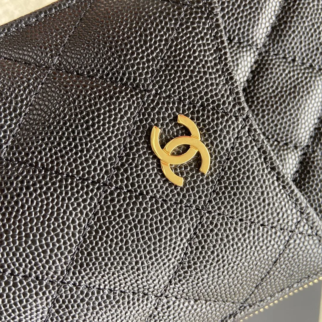 Chanel CO-CO Long Flap Wallet / Gold Hardware Black - Image 3