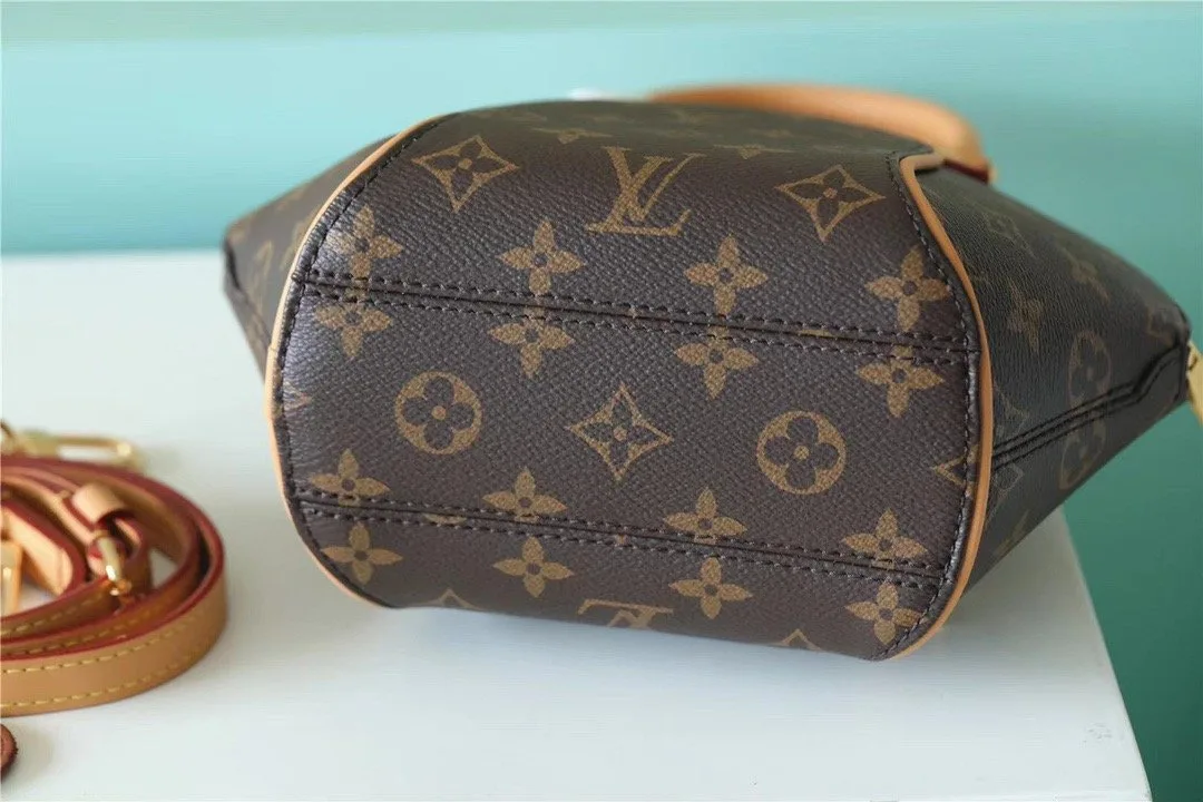 Louis Vuitton Ellipse BB Handbag Created By Nicolas Ghesquiere From Classic Monogram Canvas Brown / - Image 7