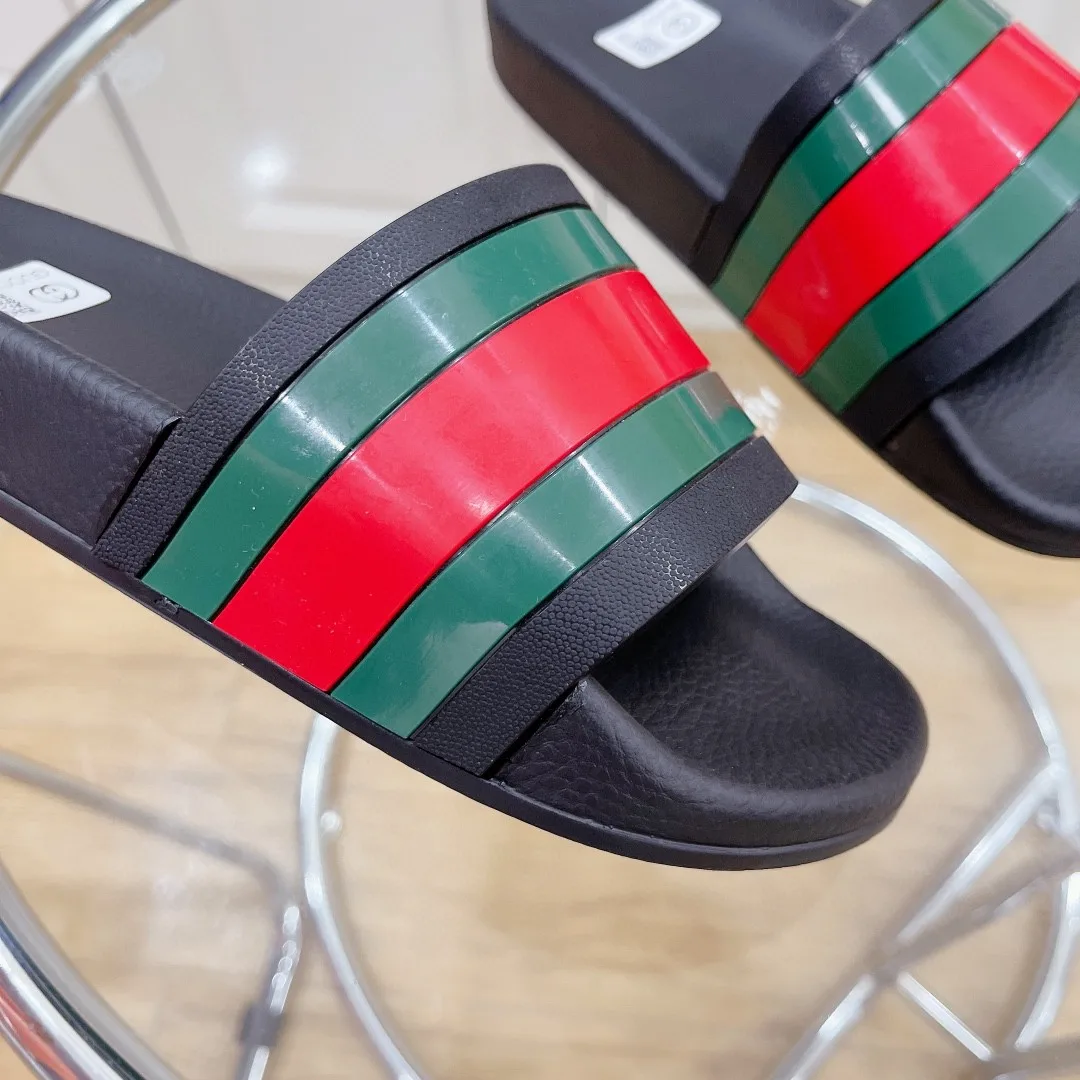 Gucci Women’s Slide Sandal With Web Black - Image 6