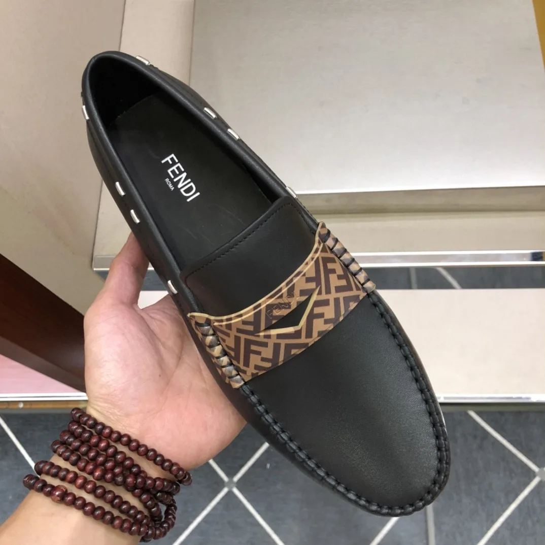 Fendi Force Black Loafers 7D1473 - Image 9