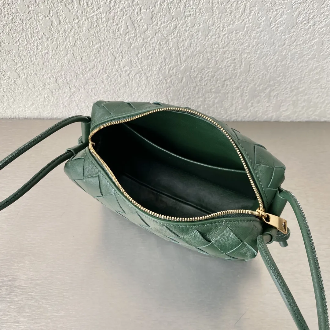 Alternative view of Bottega Veneta Mini Loop Camera Bag Dark Green