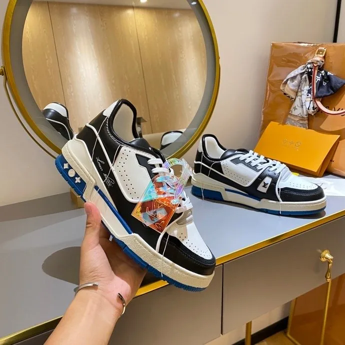 Louis Vuitton Trainer Sneaker Black/White Virgil Abloh - Image 8