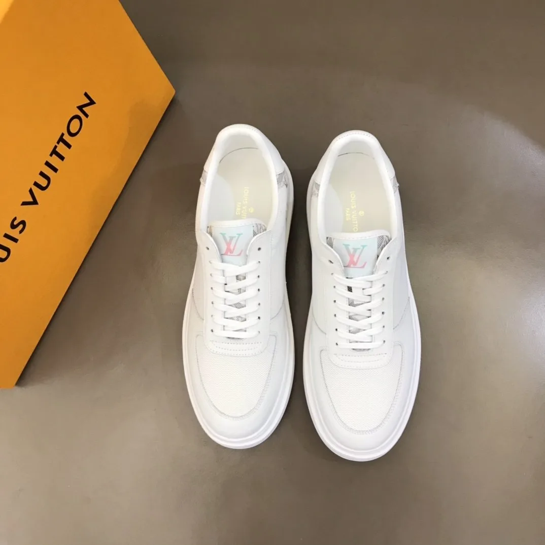 Louis Vuitton Rivoli Sneaker Monogram Metallic Canvas White - Image 6