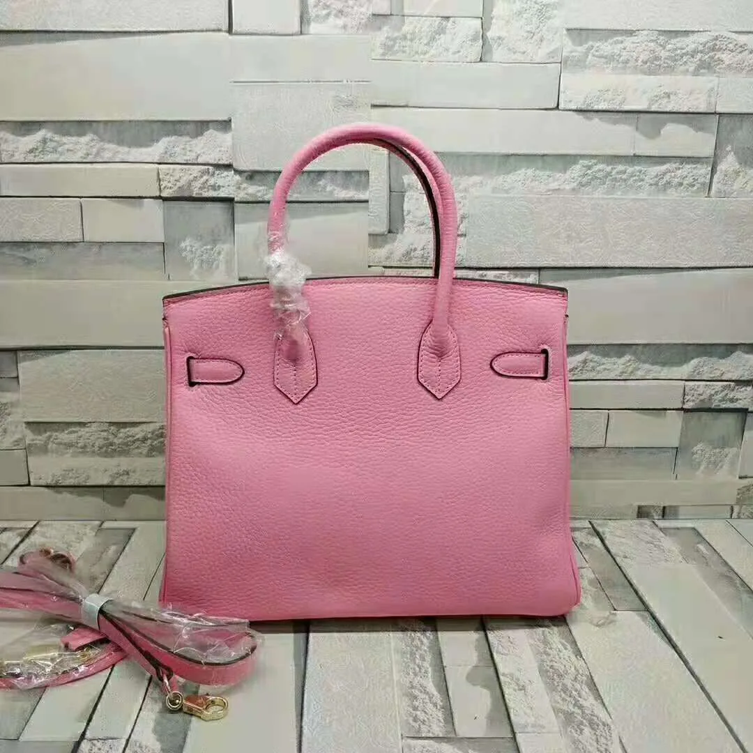 Hermes Birkin Top Handle Bag / Pink Gold Hardware - Image 6