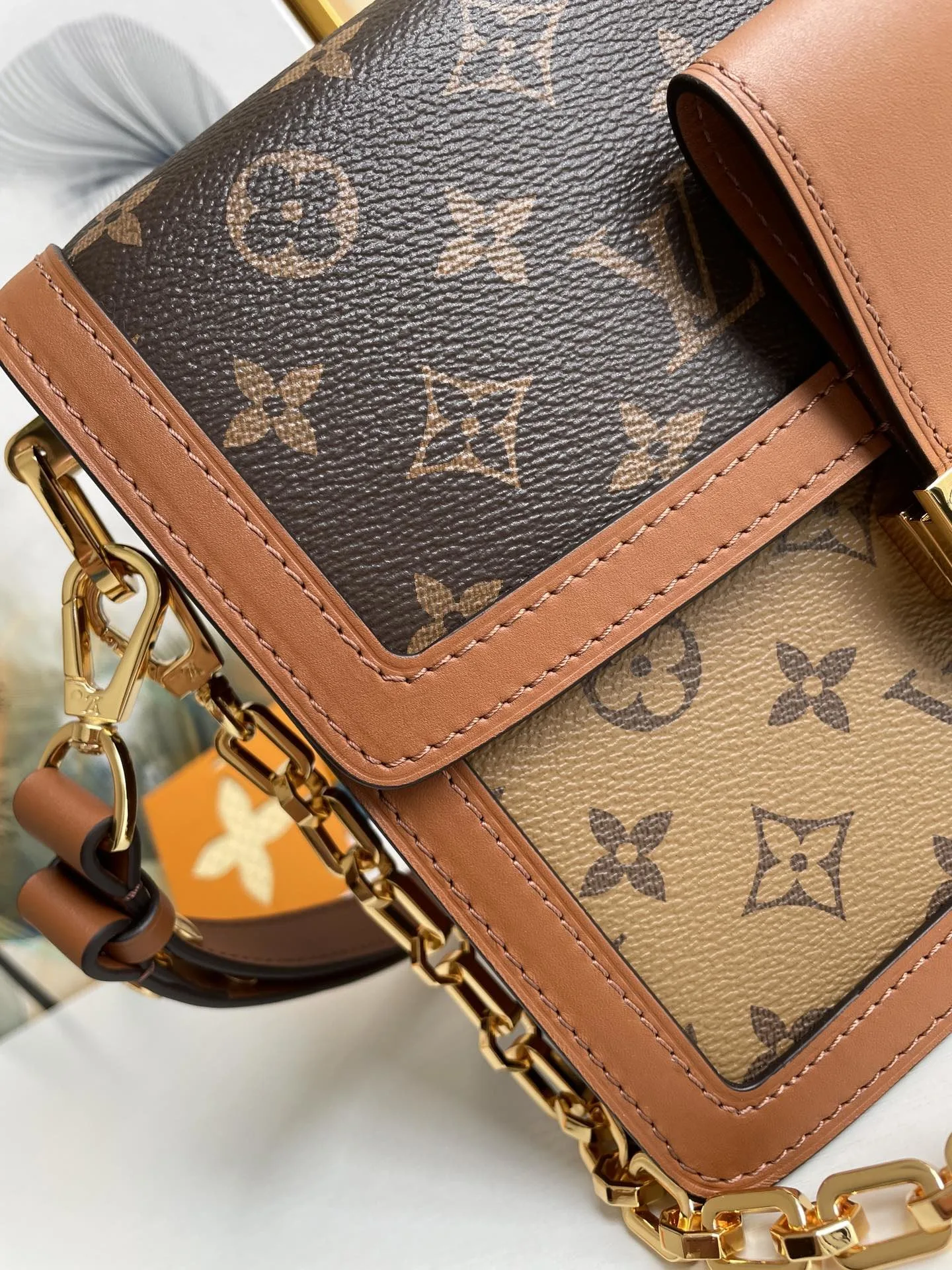 Louis Vuitton Dauphine MM Monogram And Monogram Reverse Canvas By Nicolas Ghesquière For The Cruise Collection, Women’s Handbags, Shoulder Bags LV - Image 7