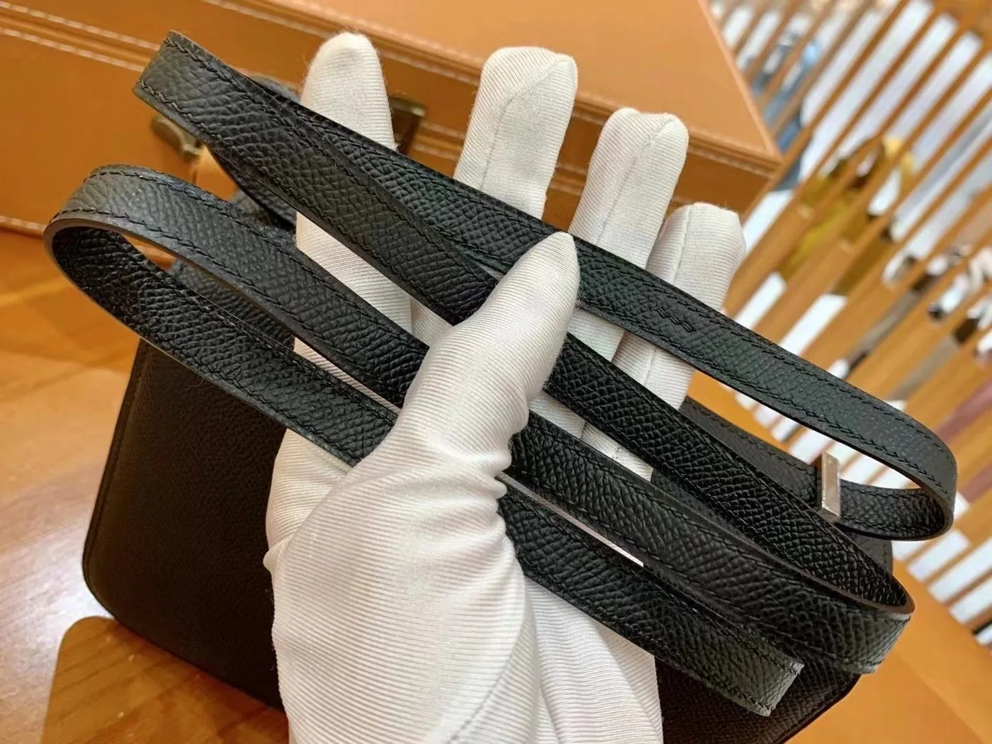 Alternative view of Hermes Constance 23 Epsom Black
