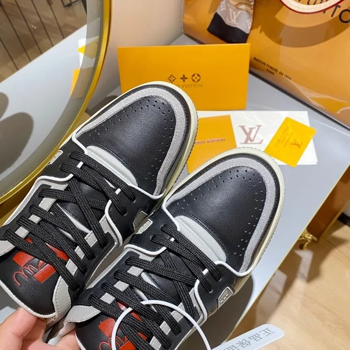 Louis Vuitton Trainer Sneaker Black/Grey Virgil Abloh - Image 6