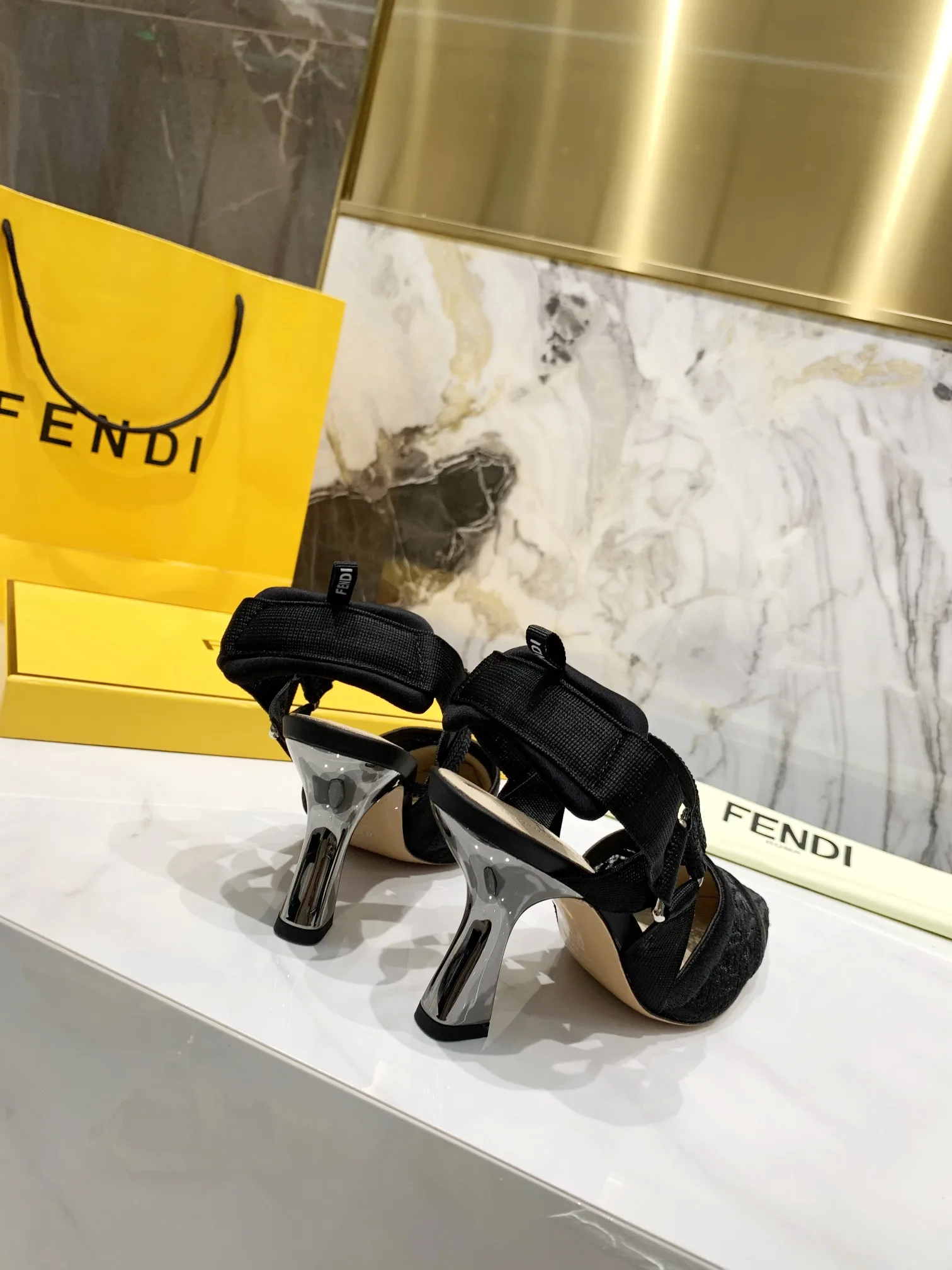 Fendi Colibri Micromesh Black FF - Image 3