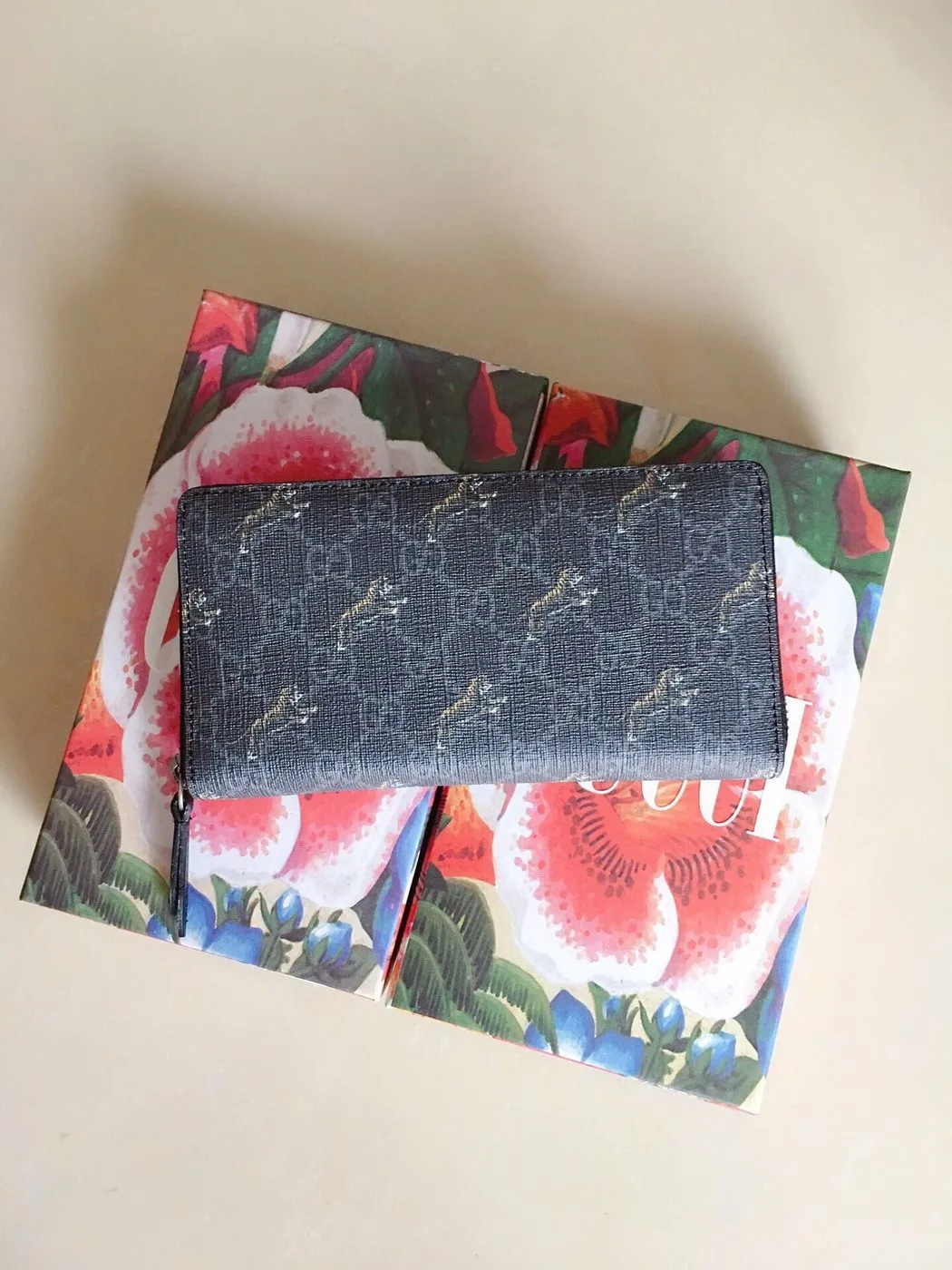Gucci Ophidia GG Zip Around Wallet Light Blue / - Image 6