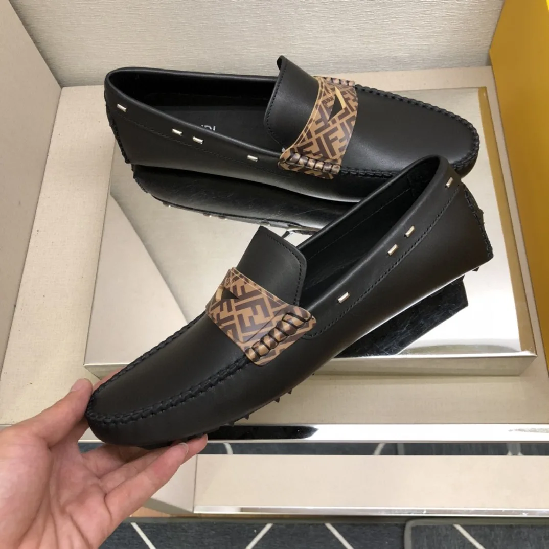 Fendi Force Black Loafers 7D1473 - Image 8