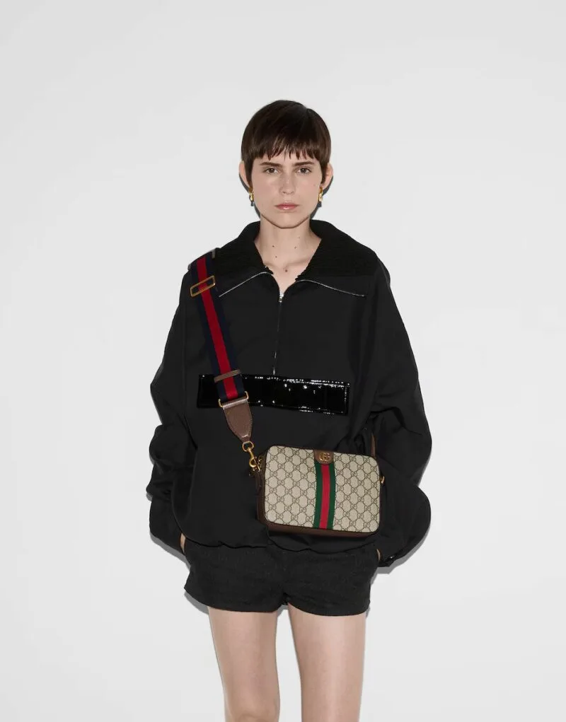 Alternative view of Gucci Ophidia GG Shoulder Bag Beige /