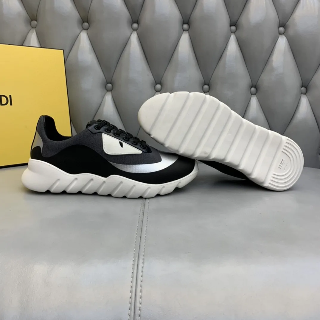 Fendi Force Low Tops Sneakers Grey - Image 9