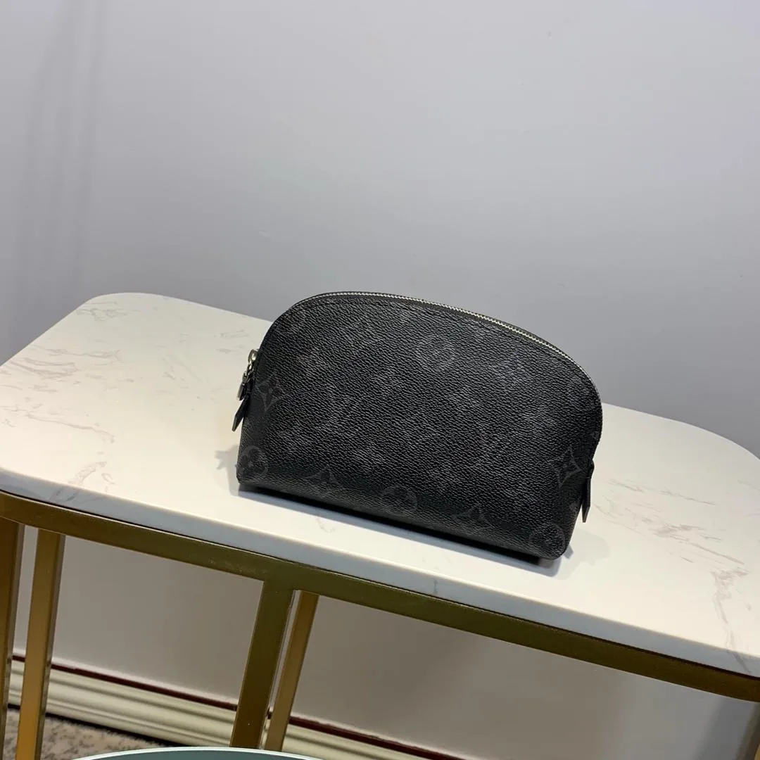 Louis Vuitton Cosmetic Pouch PM Monogram Eclipse Canvas - Image 5