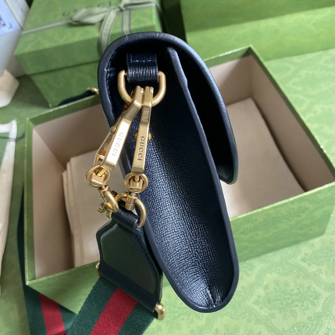 Gucci Horsebit 1955 Small Bag Black / - Image 3