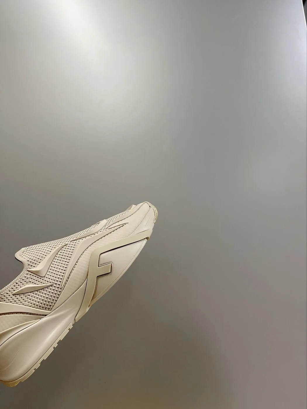Alternative view of Fendi Low Trainers Sneakers Beige