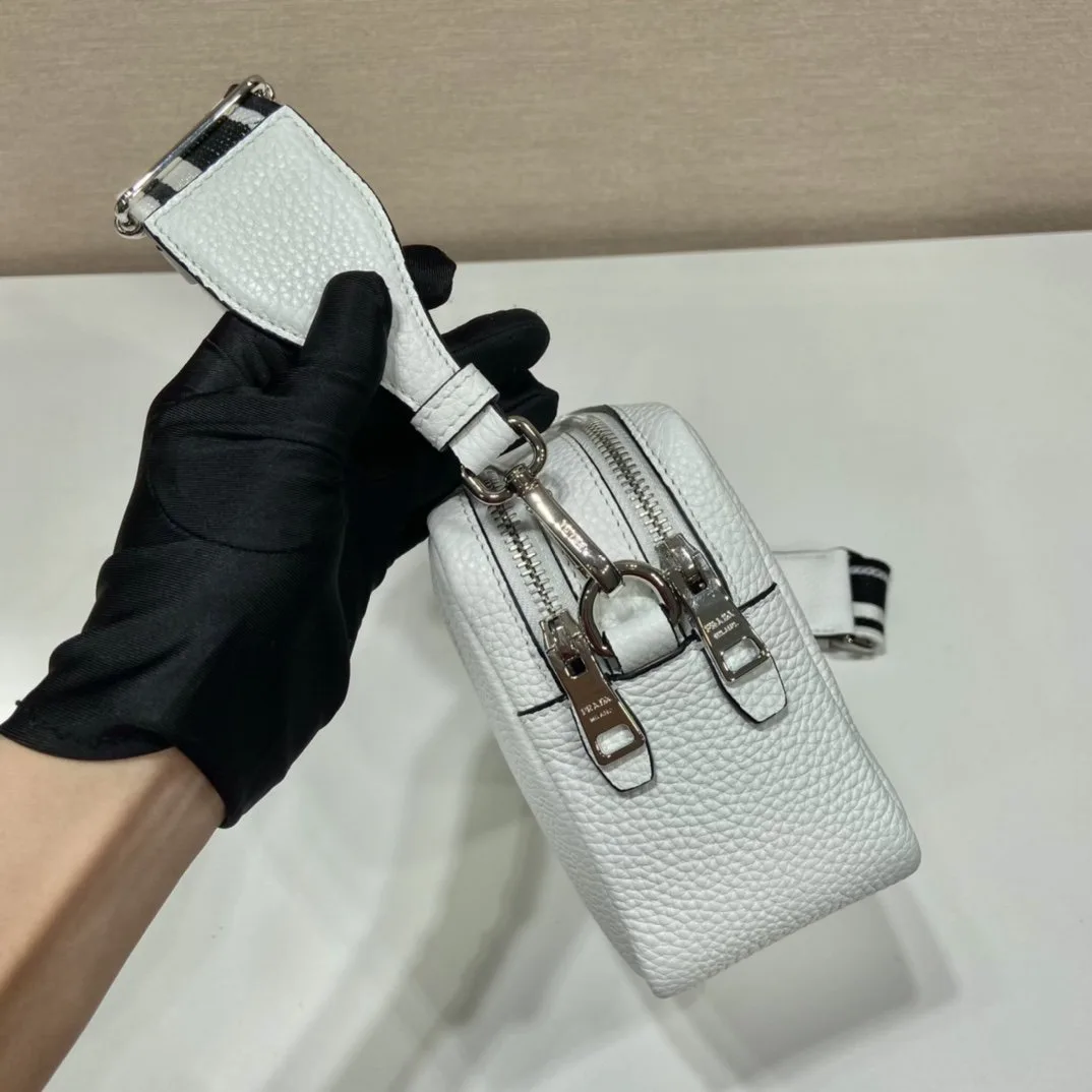 Prada Bag With Shoulder Strap White - Image 5