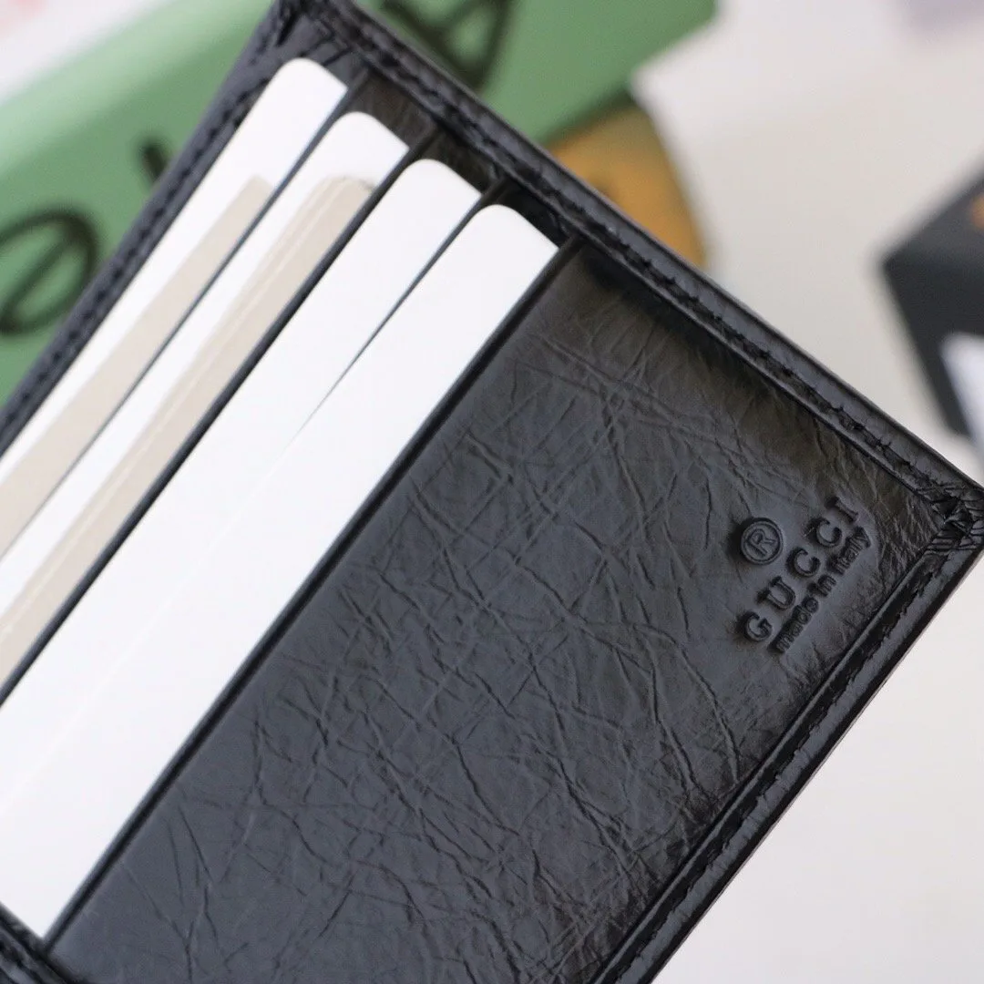 Alternative view of Gucci Bi-Fold Wallet Black with Interlocking G /