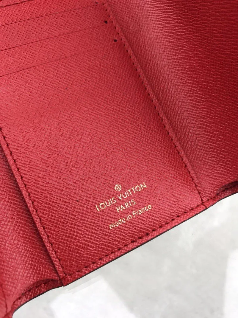 Alternative view of Louis Vuitton Victorine Wallet In Monogram Canvas Red