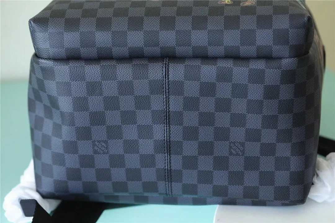 Alternative view of Louis Vuitton Discovery Backpack Damier Graphite Canvas