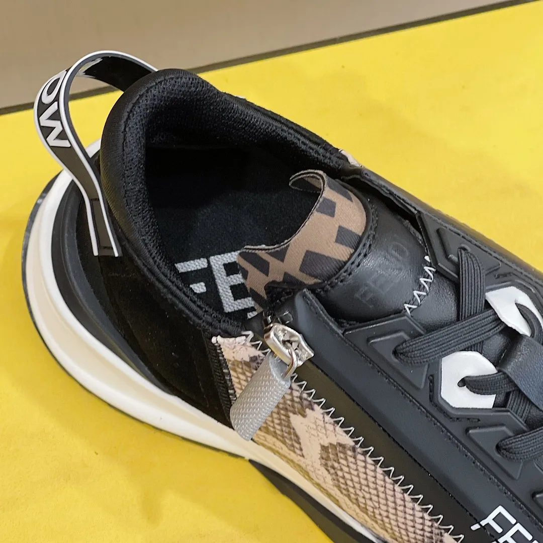 Fendi Flow Sneakers Black - Image 7