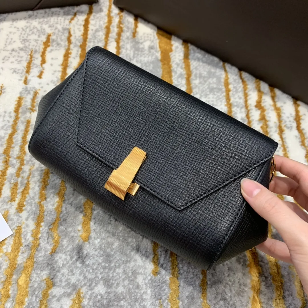 Alternative view of Bottega Veneta Mini Angle Palmellato Bag Black
