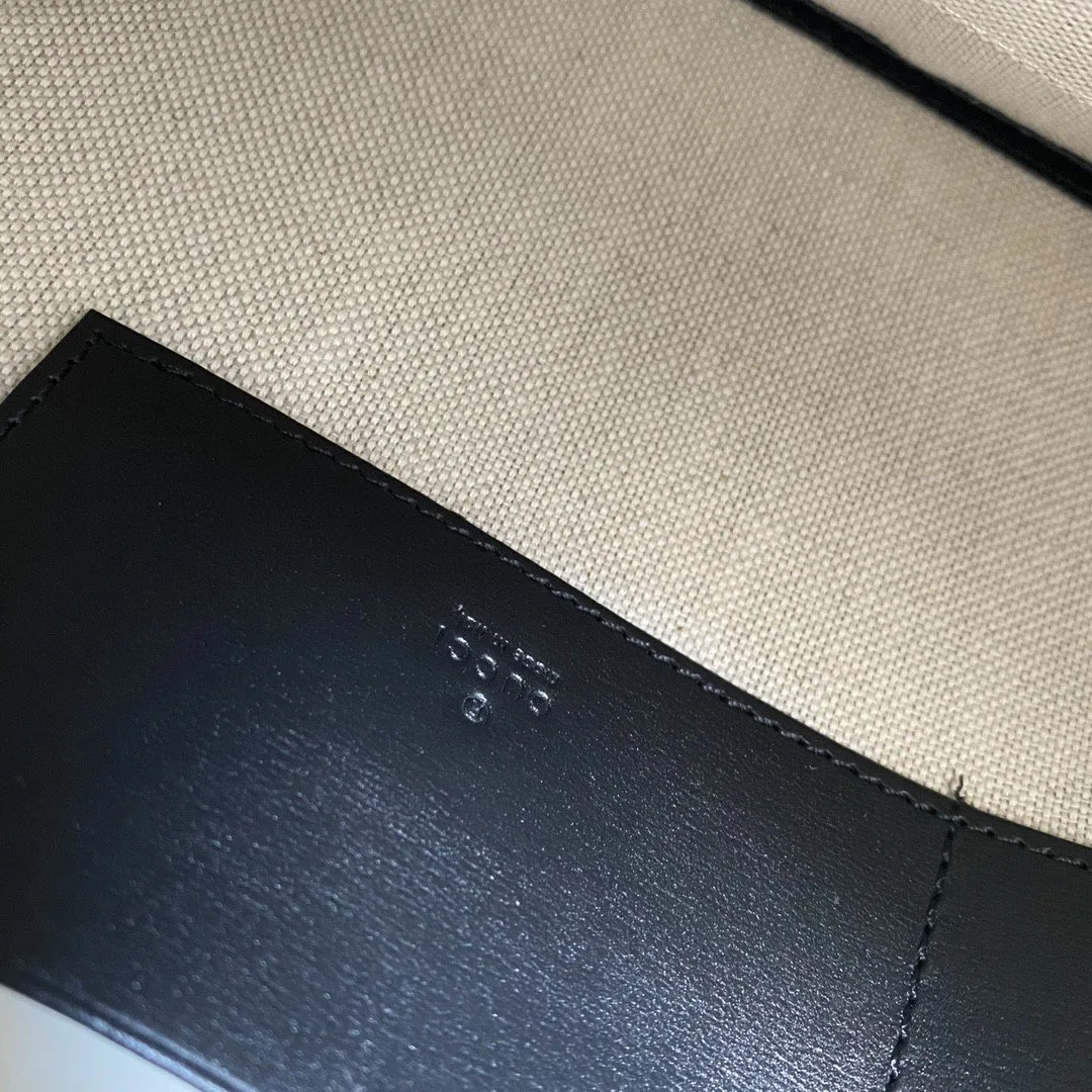Gucci Marmont Pouch / Black Silver Toned Hardware GG - Image 9