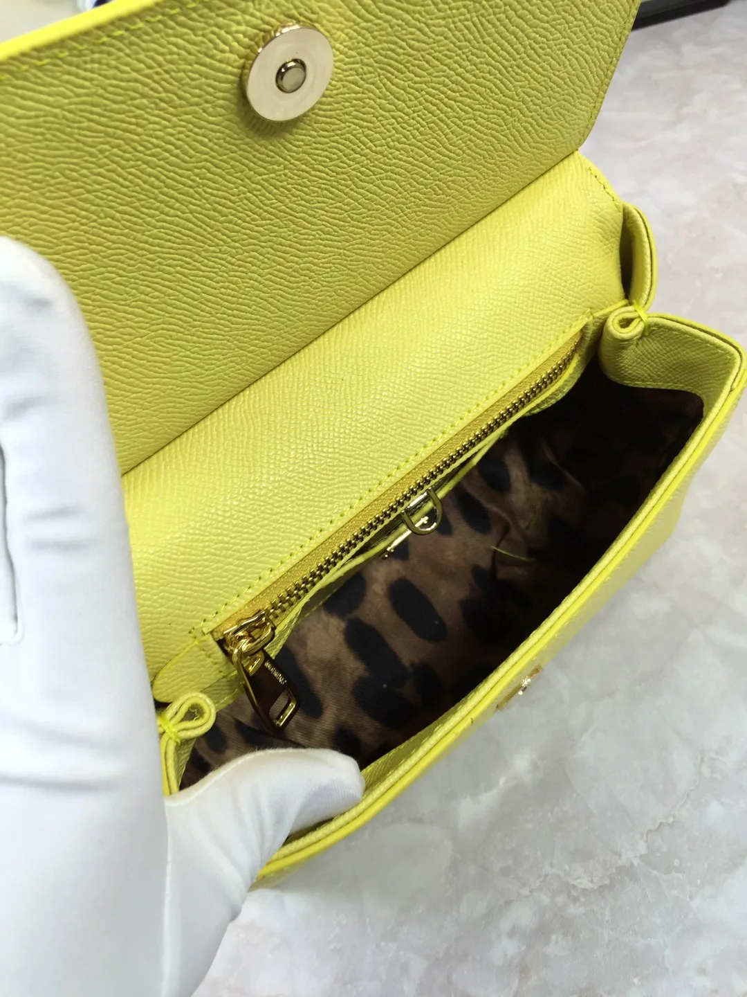 Alternative view of Dolce & Gabbana Medium Sicily Handbag In Dauphine Palladium / DG