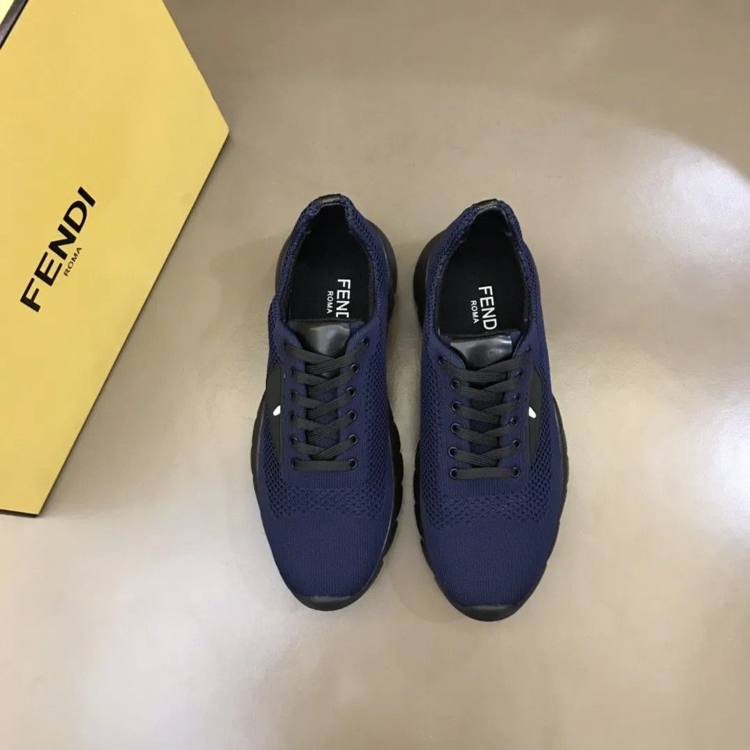 Fendi Force Dark Blue Sneakers - Image 9