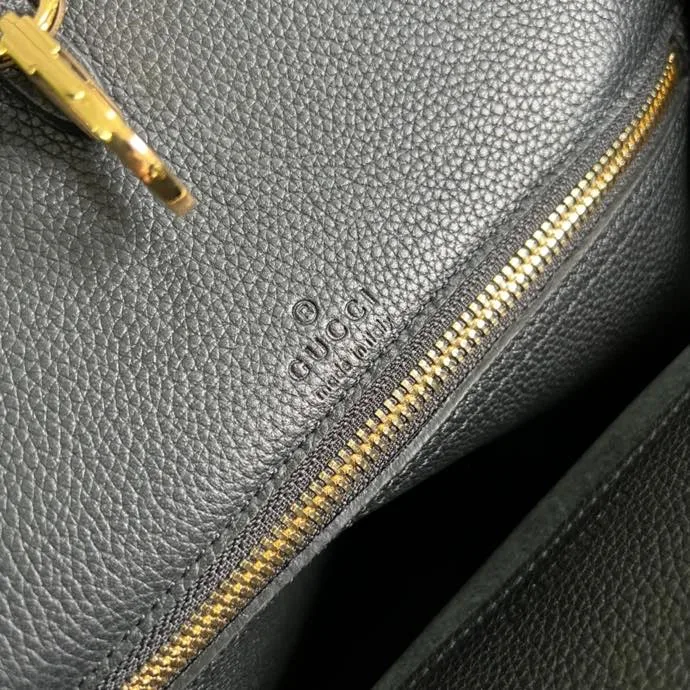 Gucci Small tote With Gucci Logo Black / GG - Image 6