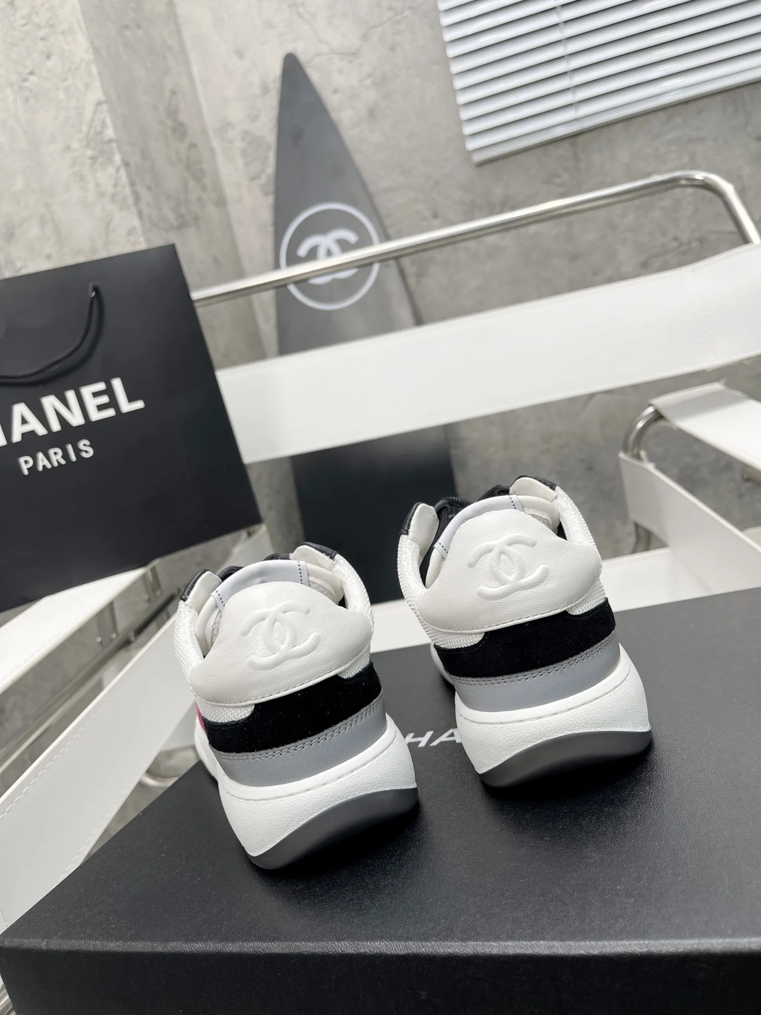 Chanel Sneakers White/Rosy , Shoes - Image 8