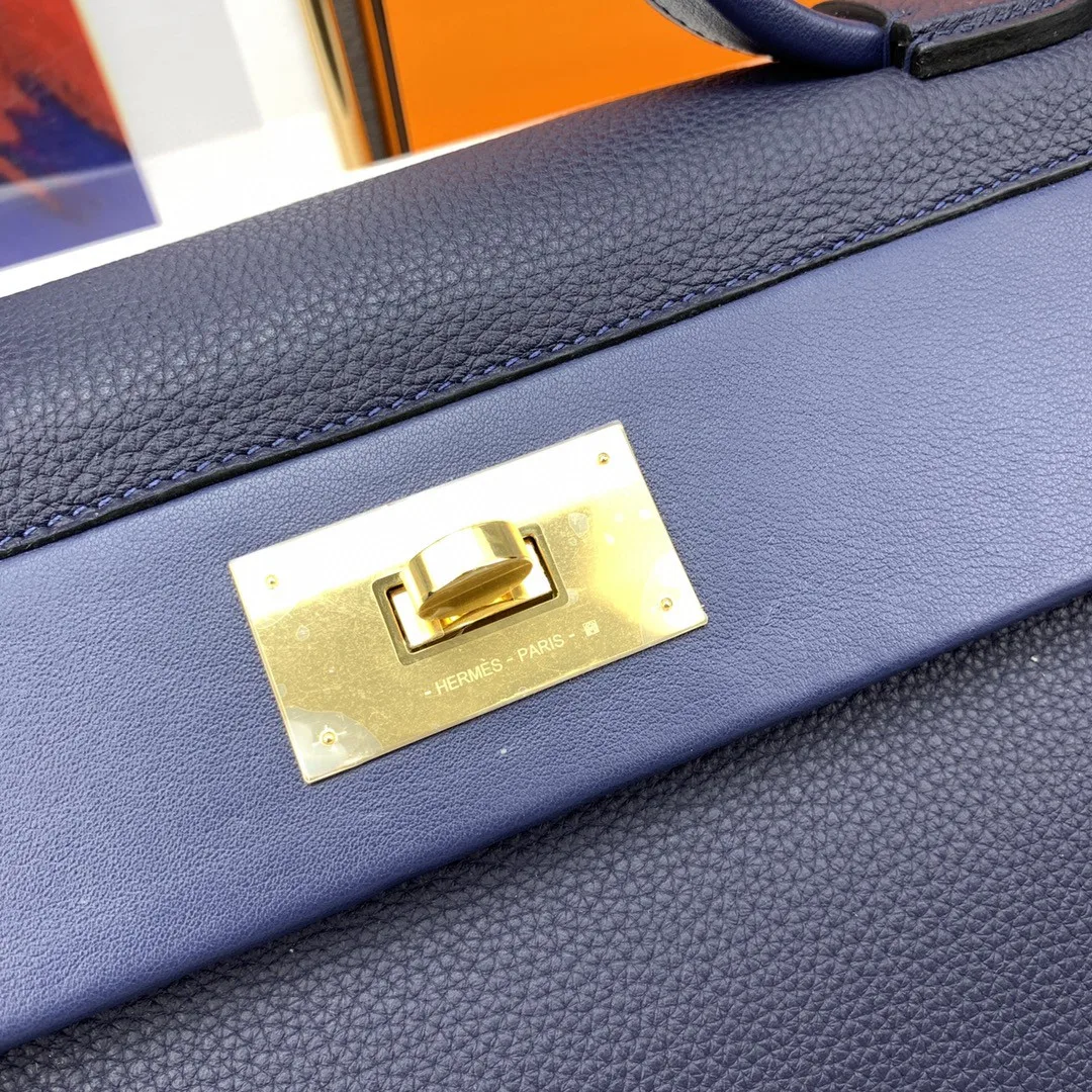 Hermes Evercolor Swift Navy Blue - Image 4
