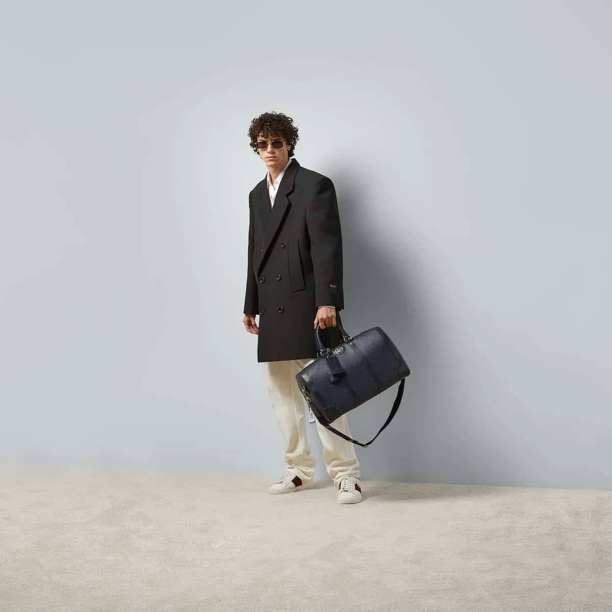 Alternative view of Gucci Ophidia Large Duffle Bag Blue /