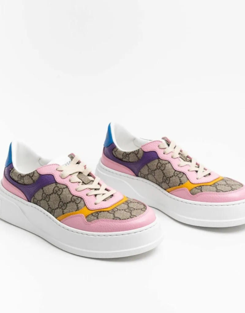 Gucci Womens GG Sneakers Beige - Image 4