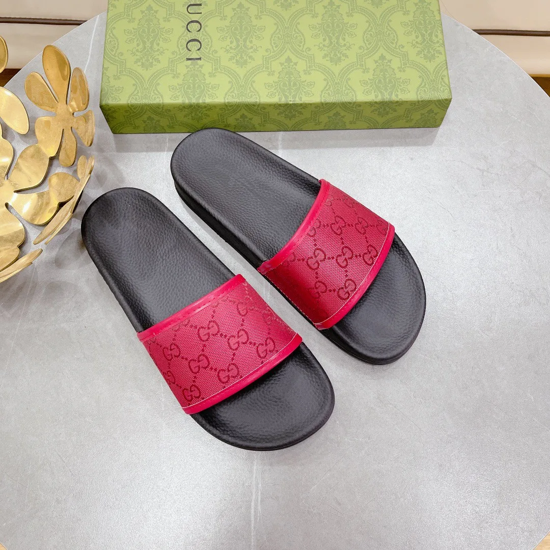 Gucci Women’s GG Slide Sandal Red - Image 2