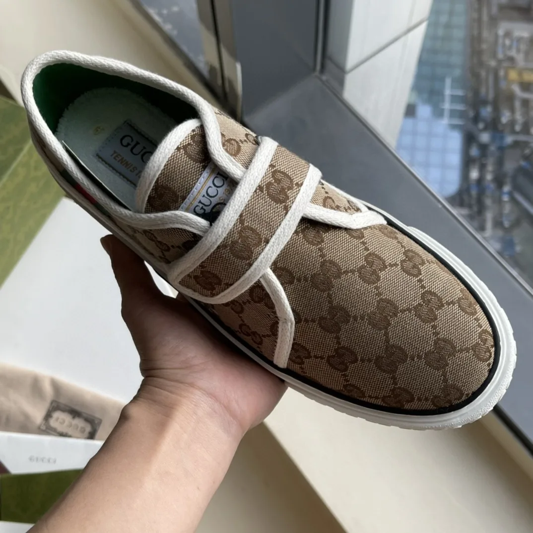 Gucci Women’s Tennis 1977 Sneaker Brown Red - Image 7