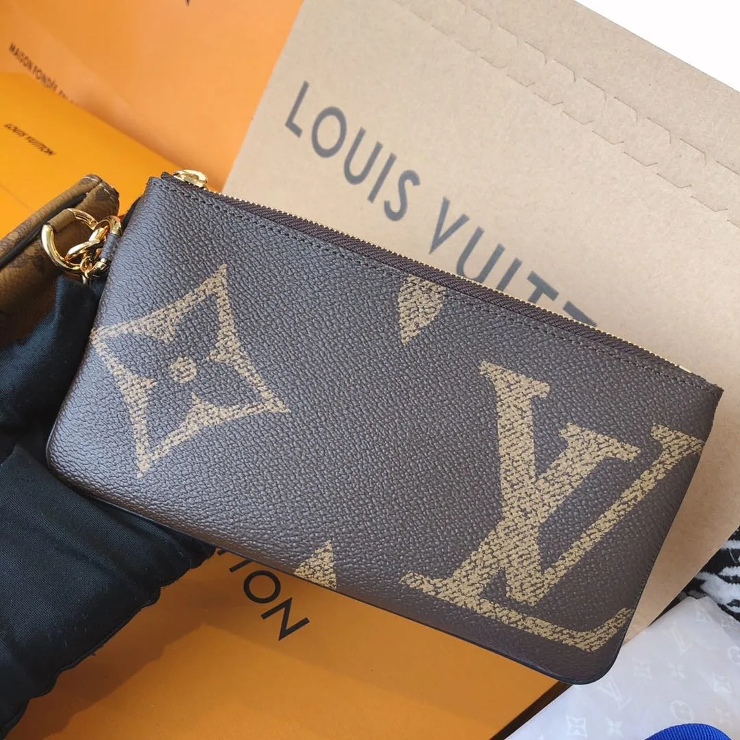 Louis Vuitton Trio Pouch Monogram Reverse / - Image 5