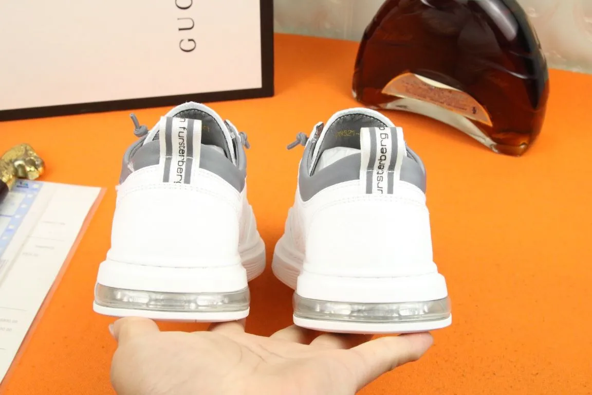 Jieshou x Gucci Men’s Sneakers Breathable Spring Autumn Winter White And Gray - Image 4