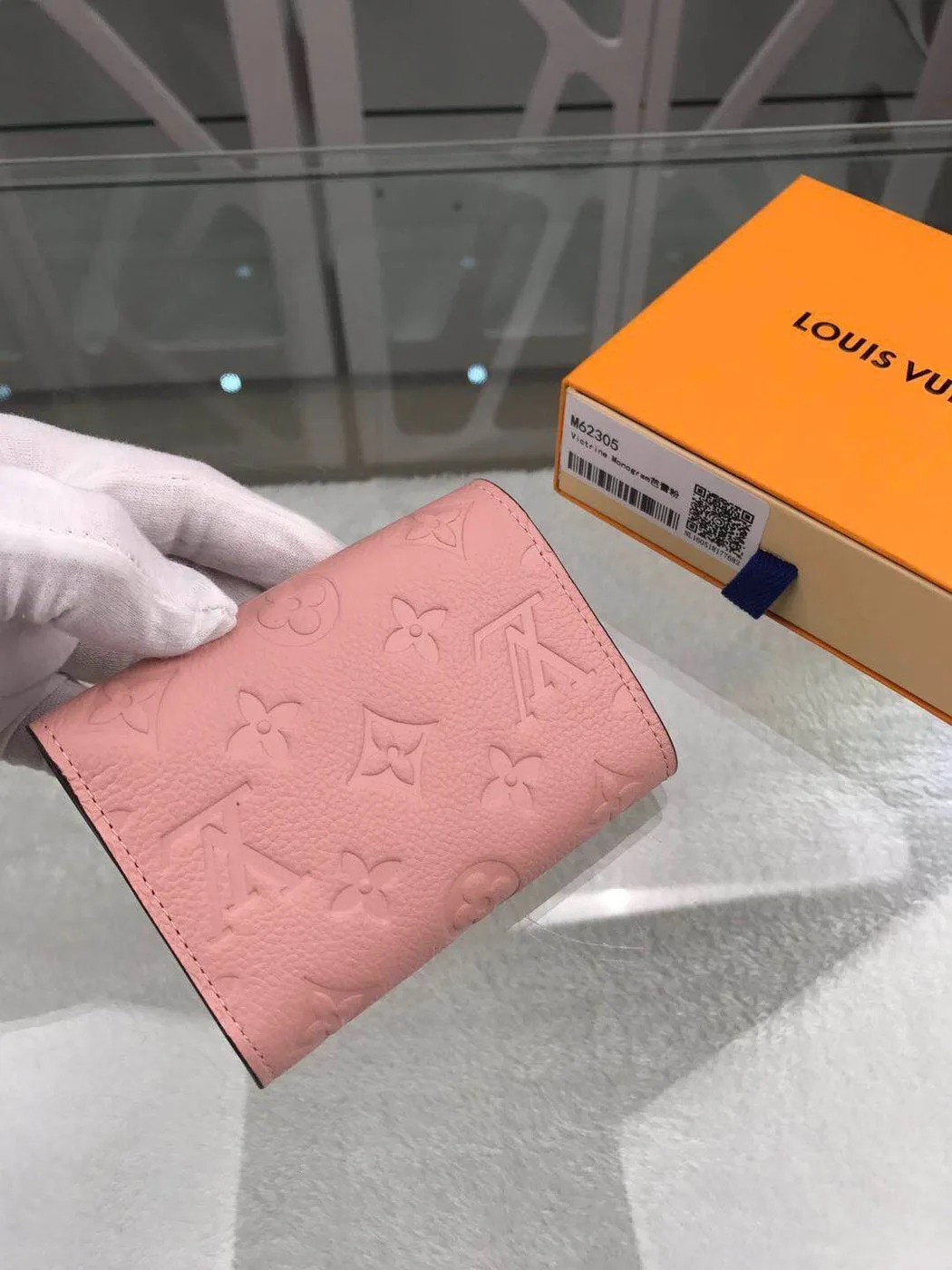 Louis Vuitton Victorine Wallet Monogram Empreinte Pink - Image 6