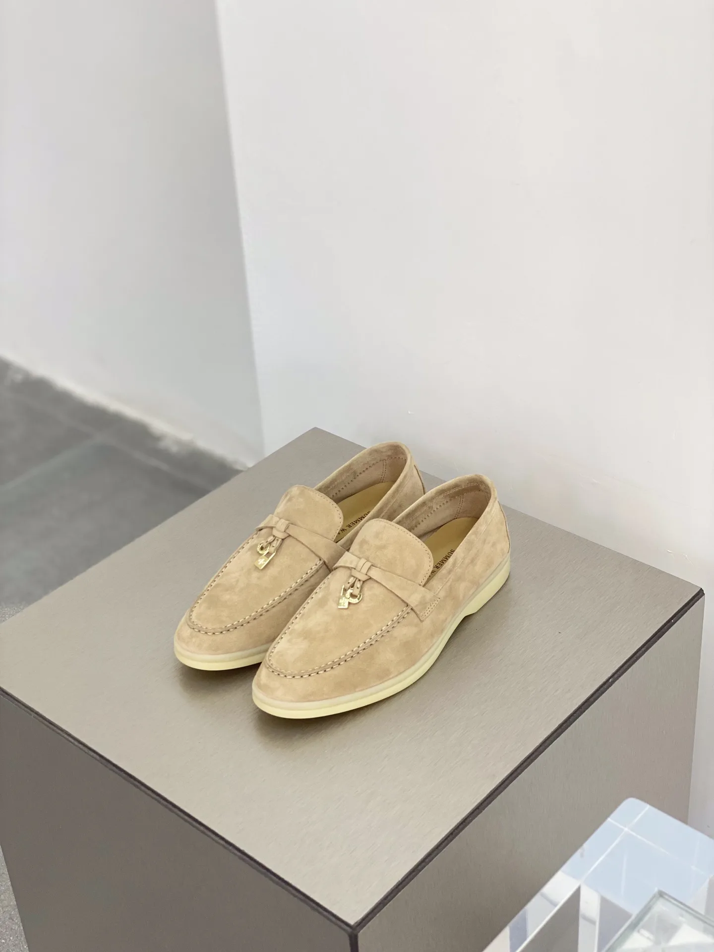 Loro Piana Summer Charms Walk Loafers Sandstone – FAE5444 - Image 6