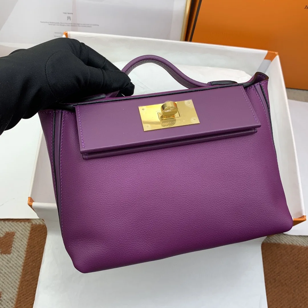 Hermes Mini Evercolor Swift Purple - Image 7