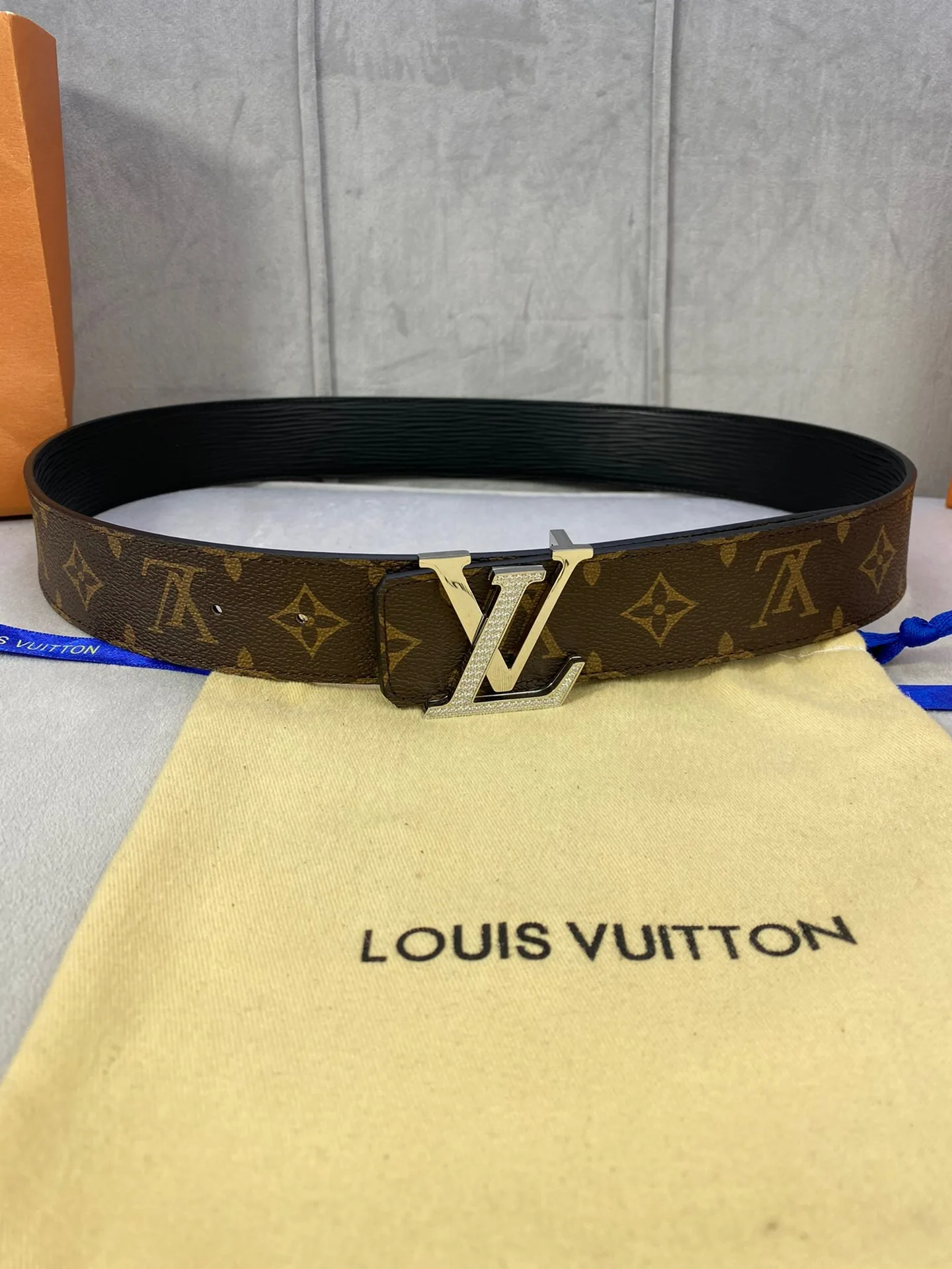 Alternative view of Louis Vuitton LV Diamond Reversible Belt Monogram Canvas