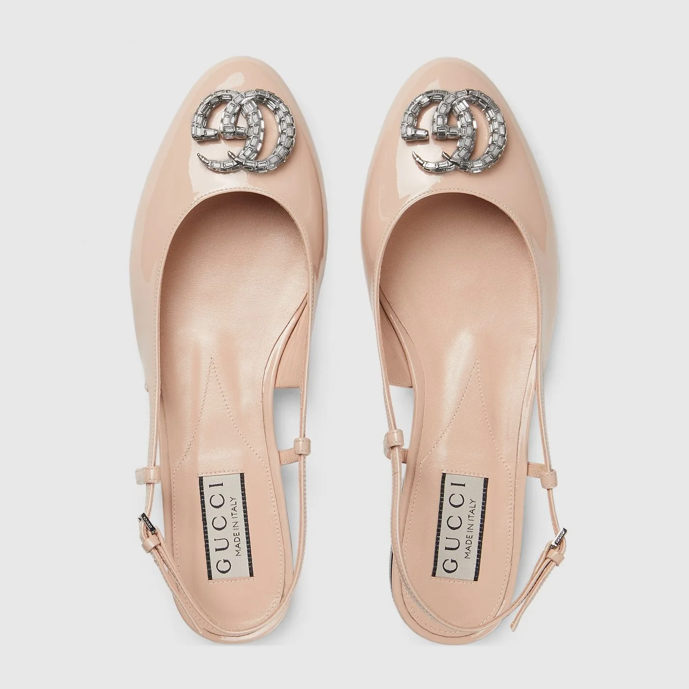 Gucci Ballerina With Double G Pale Pink - Image 2