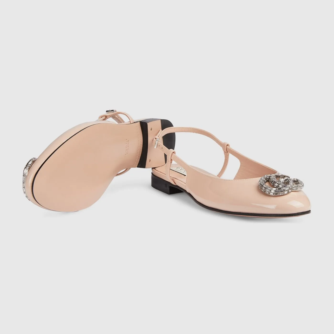 Gucci Ballerina With Double G Pale Pink - Image 5