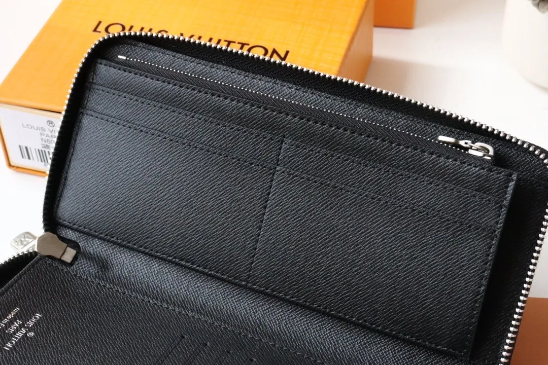 Alternative view of Louis Vuitton Zippy Wallet Vertical Damier Graphite