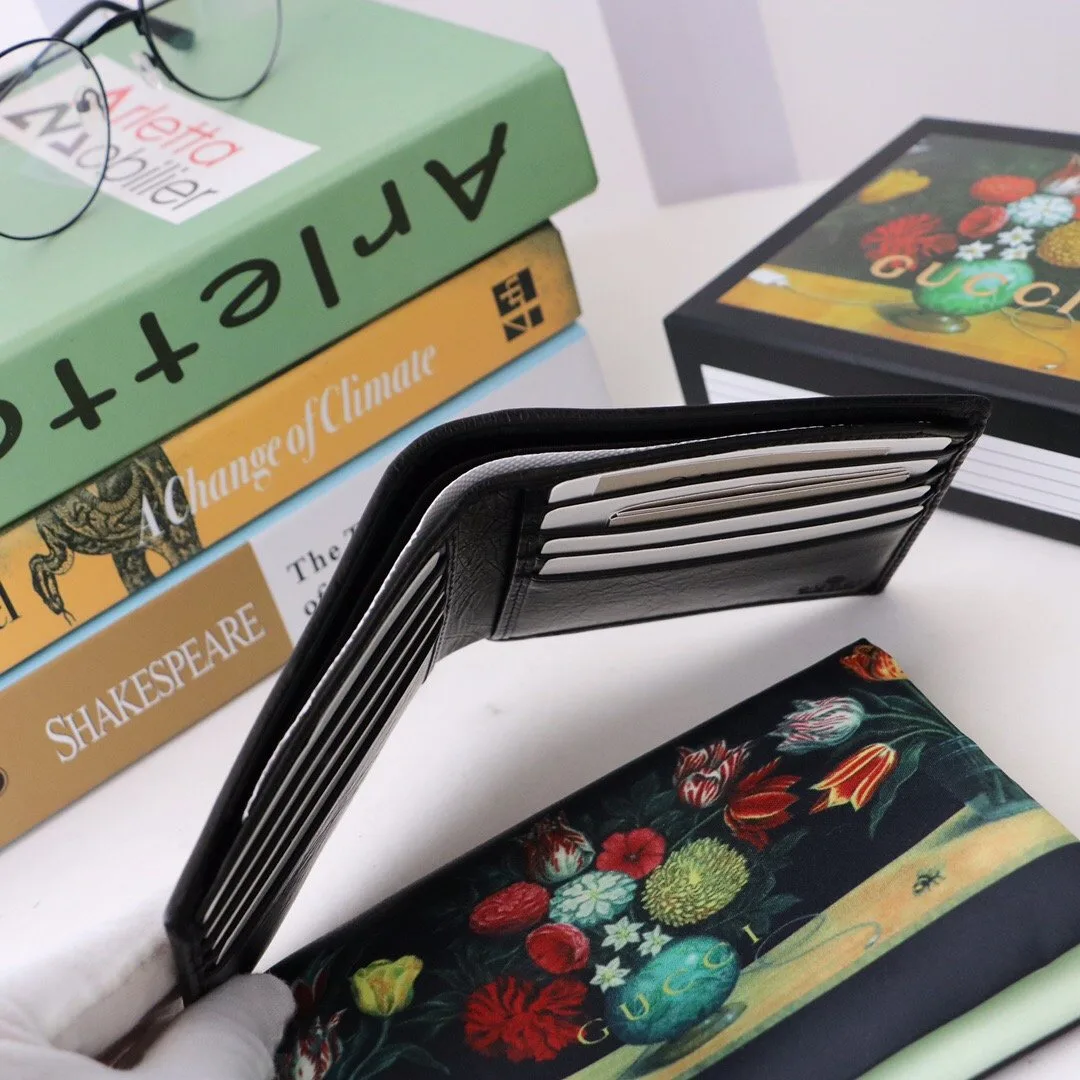 Gucci Bi-Fold Wallet Black with Interlocking G / - Image 4