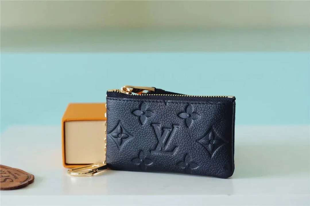 Louis Vuitton Key Pouch Monogram Empreinte Black - Image 6